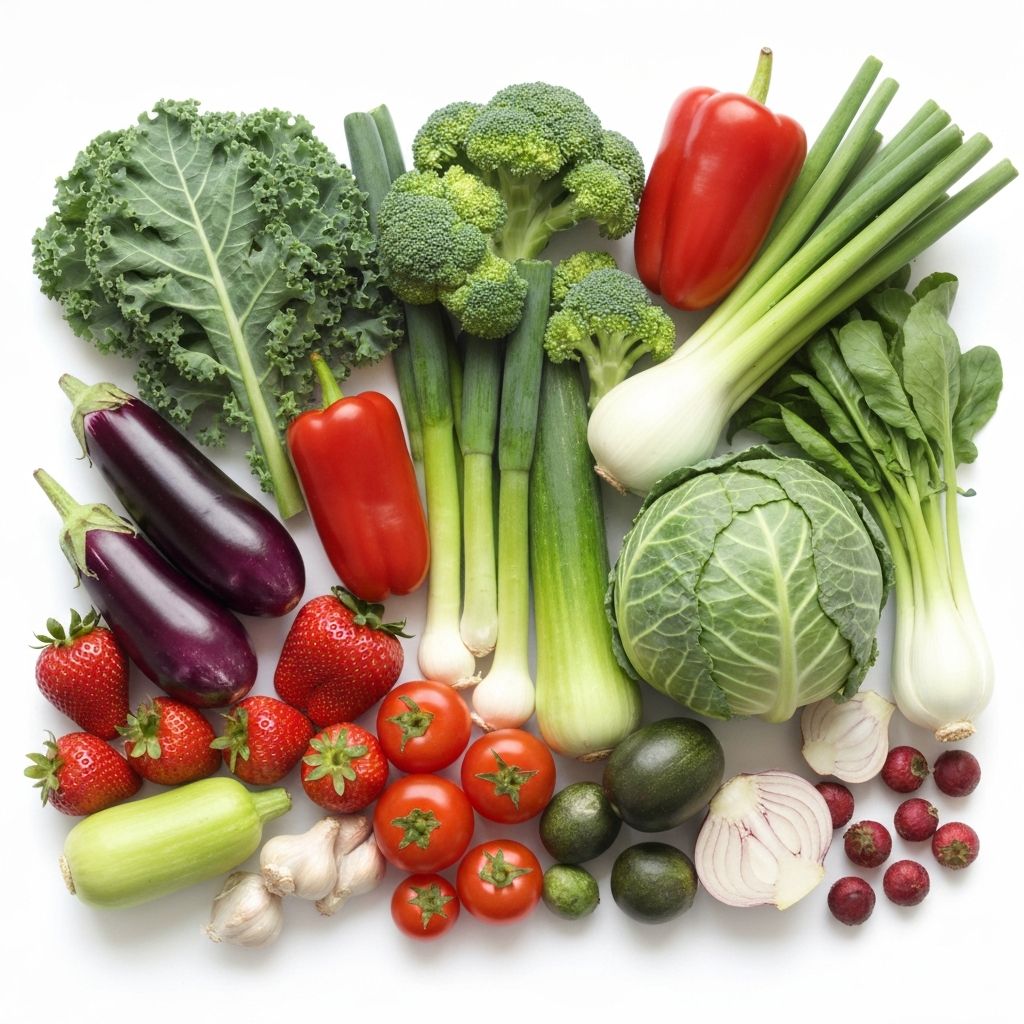 Vielfältige Lebensmittel